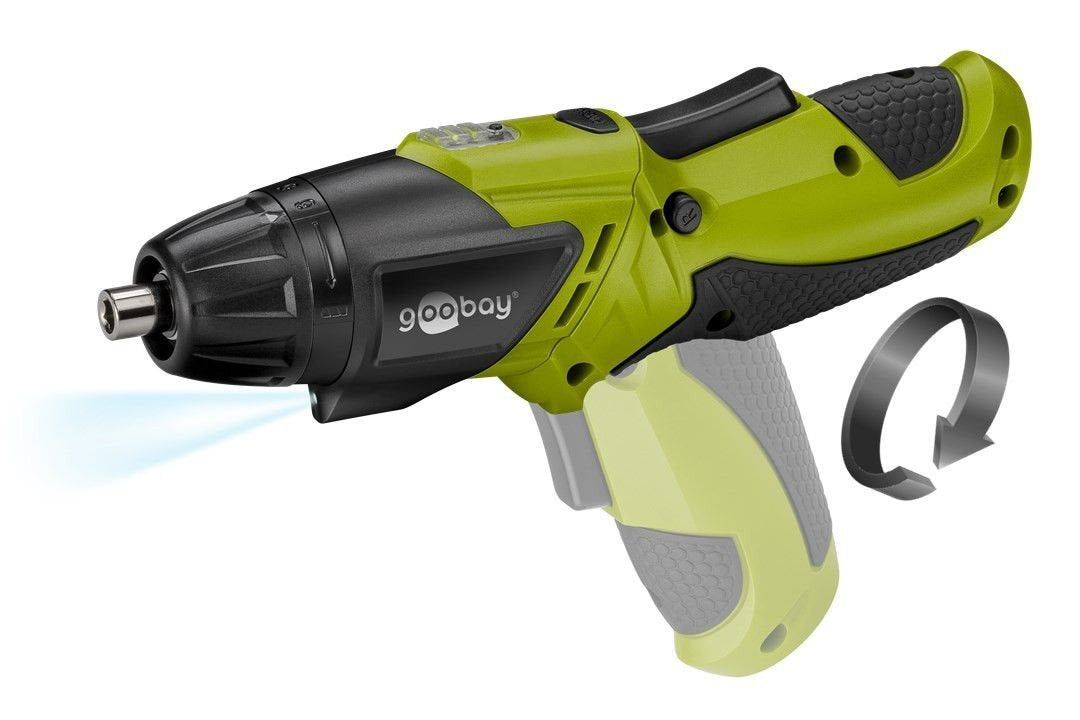 Mini Destornillador Inalámbrico 3,6 V Con Luz Led Goobay