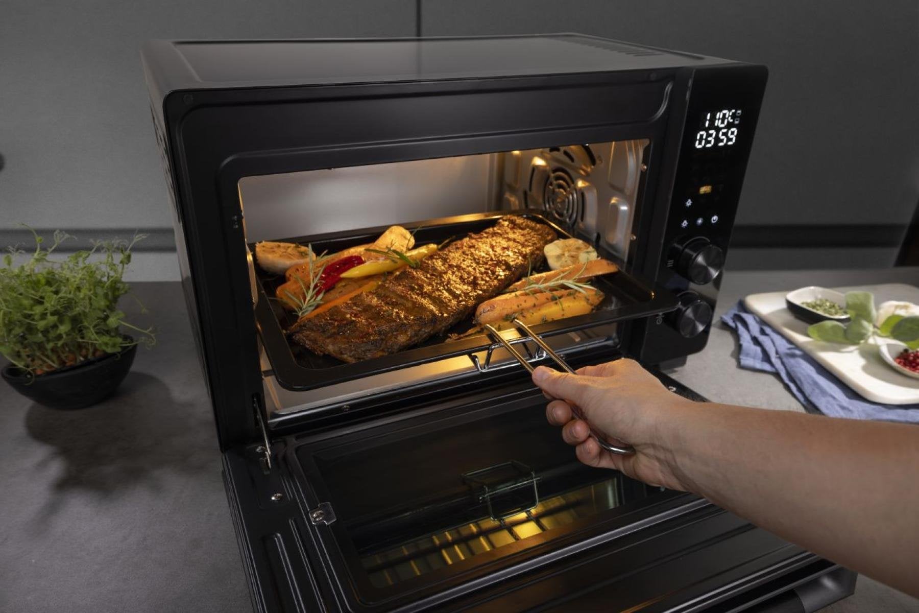 Hisense Miniofen Hom30af (Negro, 1.800 Watt, 30 Liter) Hom30af