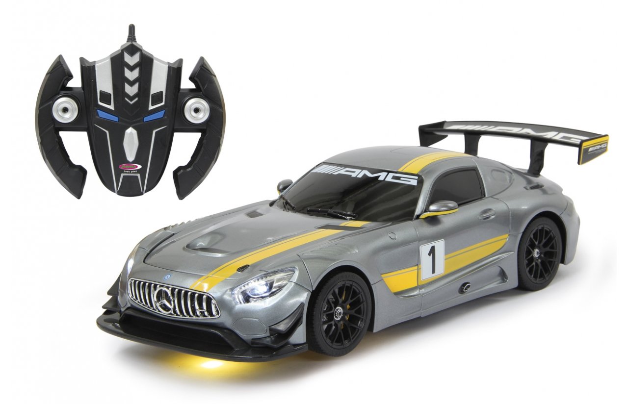 Jamara Rc Auto Mercedes Gt3 Amg Ohne Akku Gris 6+