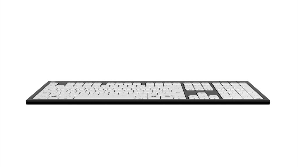 Logickeyboard Braille Nero Slim Fr (Pc)