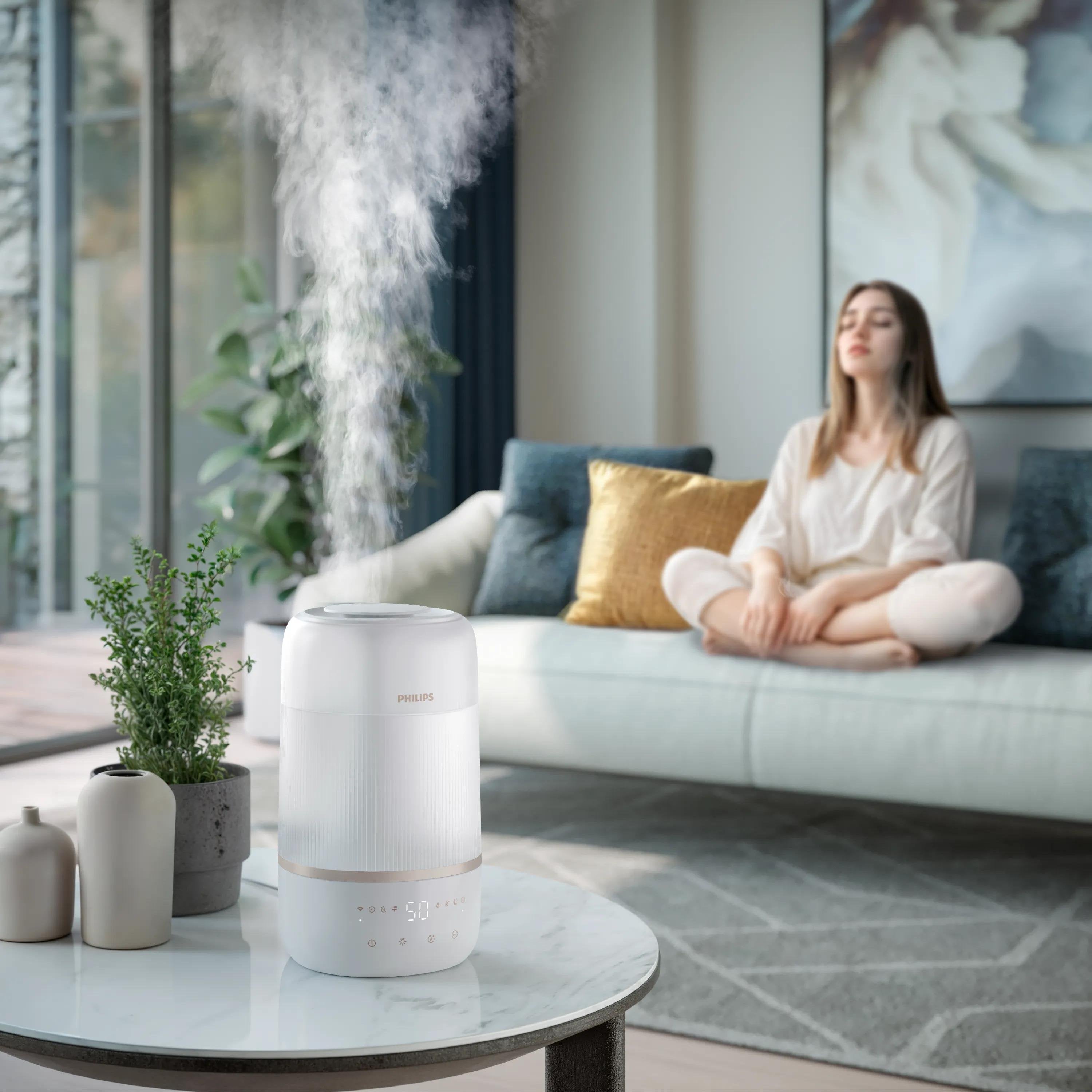 EAN 8720389048890 - Philips 1000 series HU1510/04 humidificador Ultrasónica 3 L Blanco 19 W imagen 7