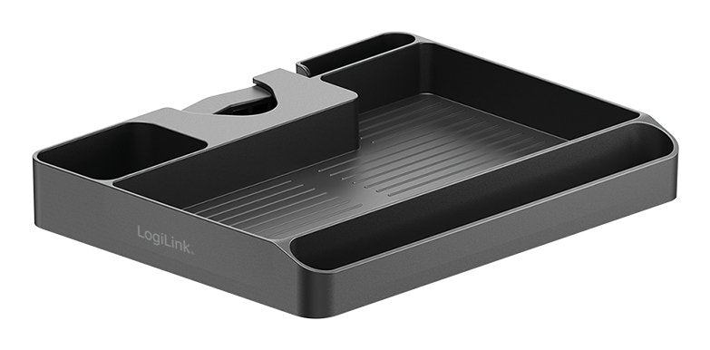 Pole Mounted Storage Shelf, For 30-48mm Poles, Negro