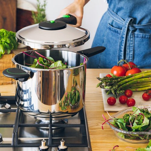 Pack 2 Ollas A Presión Monix Presto M911001 4+6l Aptas Para Inducción