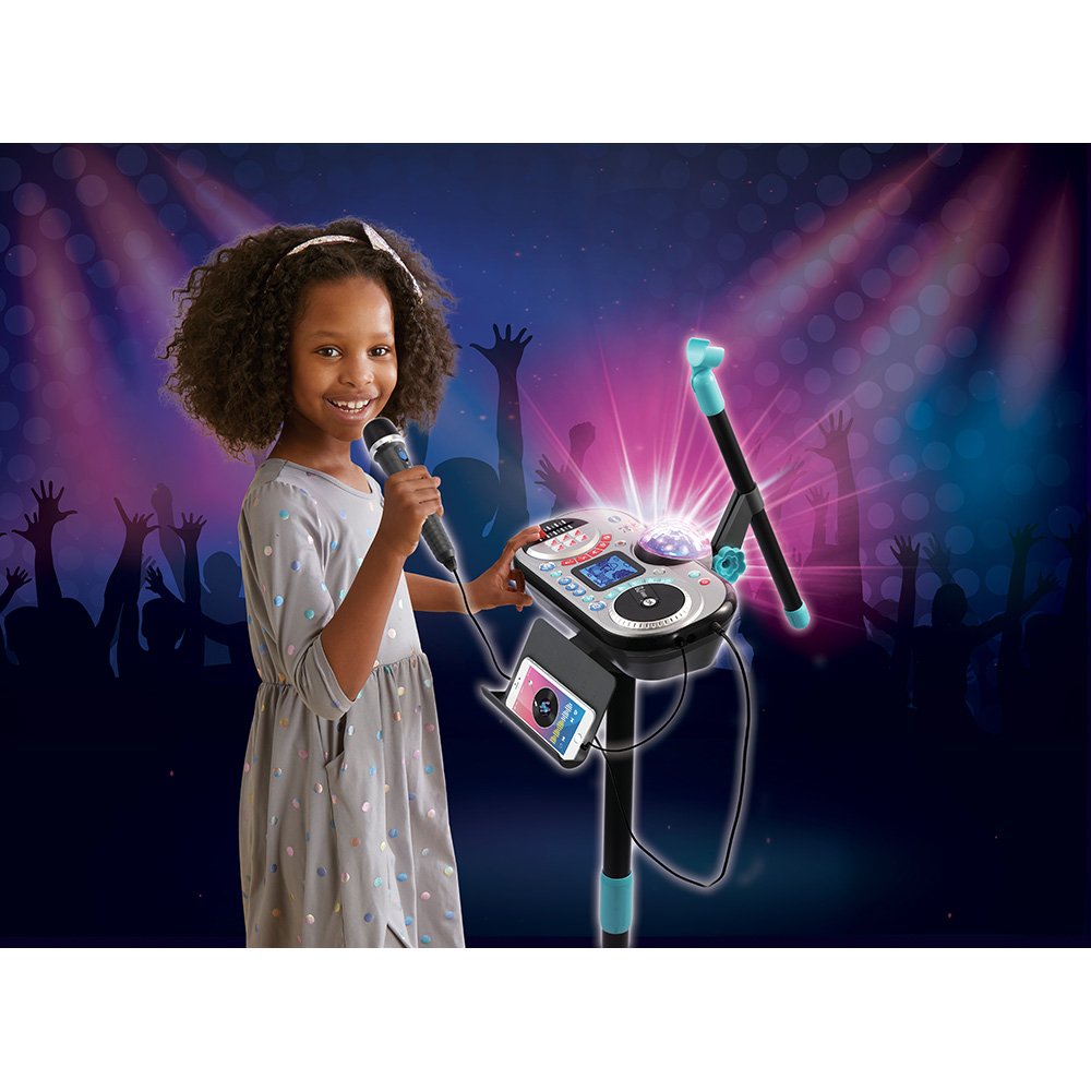 Micrófono Vtech Kidi Super Star Dj Studio Negro/Plateado 80-531774