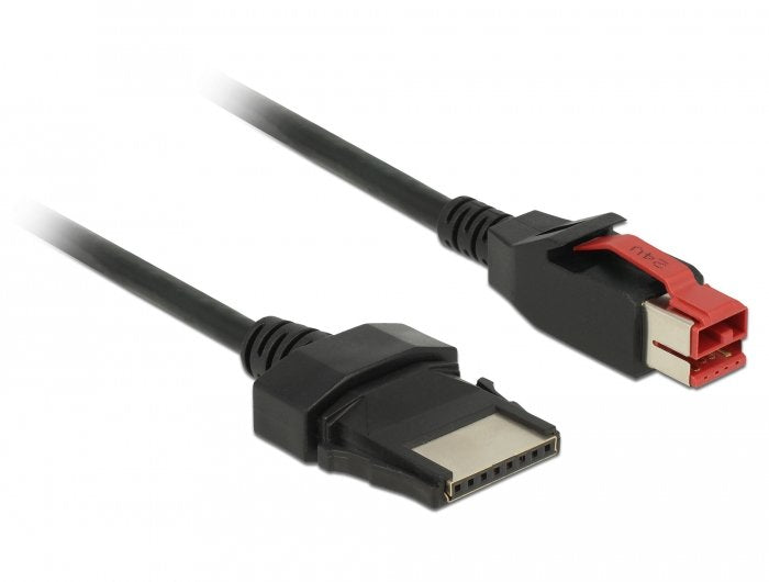 Delock Powerojousb Cable Stecker 24 V > 8 Pin Stecker 2 M Für Pos Drucker Und Terminals