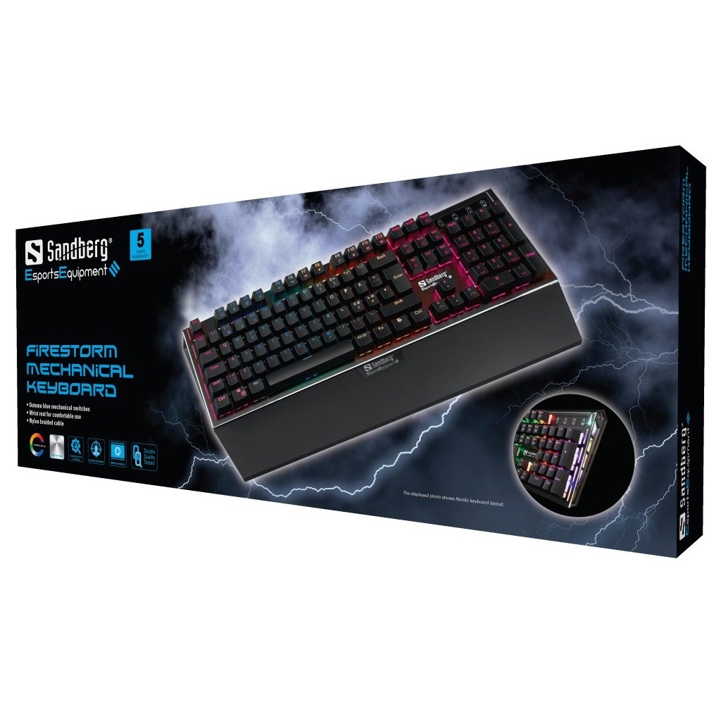 EAN 5705730640261 - Sandberg 640-26 teclado Juego USB AZERTY Belga Negro imagen 2