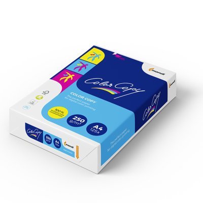 Color Copy Original Papel Reprográfico Din A4 Satinado 250gr Paquete De 125h 210x297mm Blanco