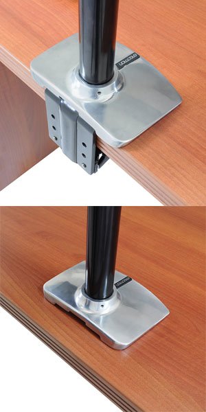 Ergotron Workfit-Lx Sitz-Steh-Tischmontagesystem Lcd Und Tastaturschwenkarm Lcd Bis 106cm 42zoll 3,2-11,3kg.