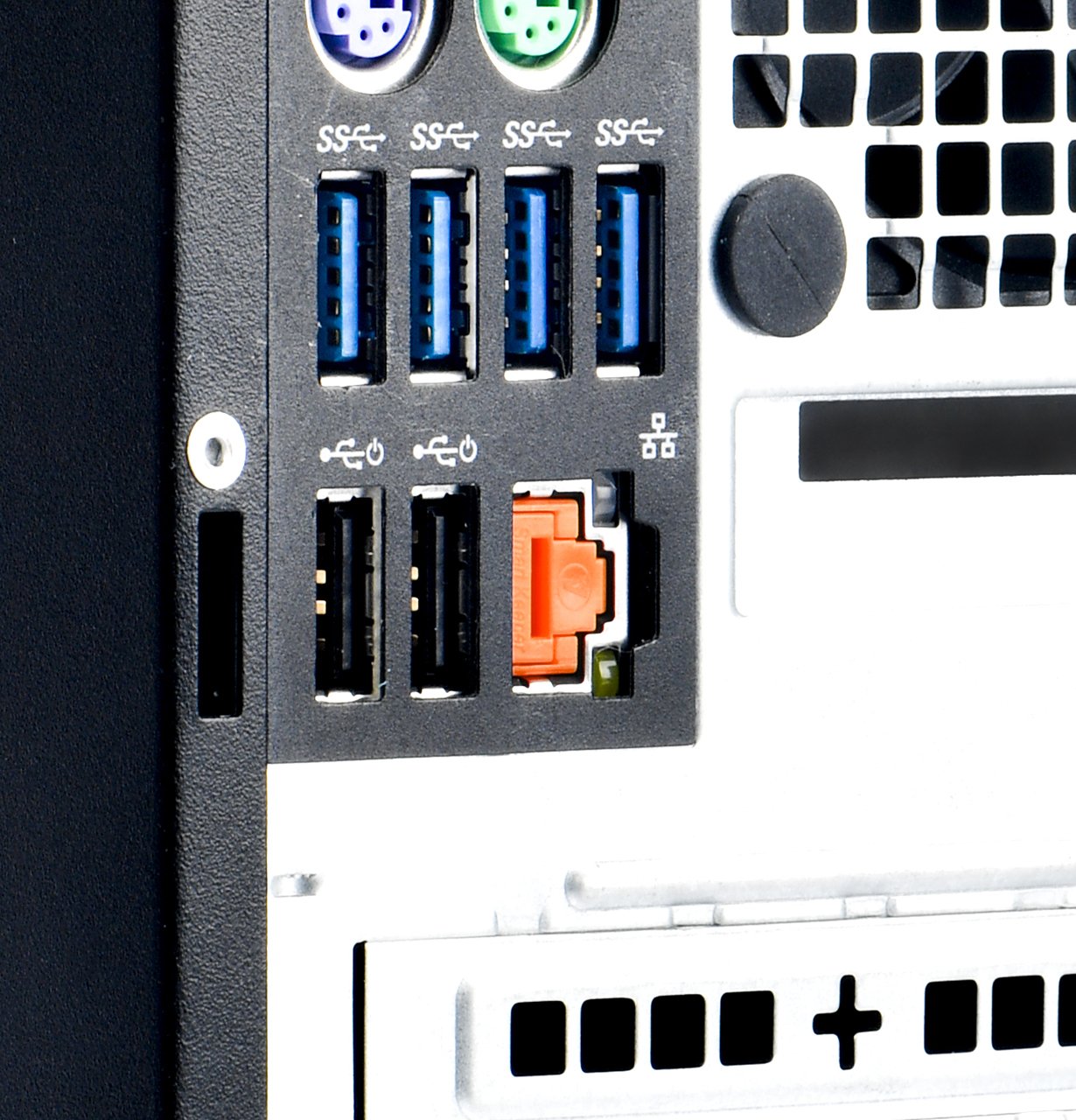 Bloqueador Smartkeeper Basic "Puerto Rj45" Naranja 10 Piezas + Llave