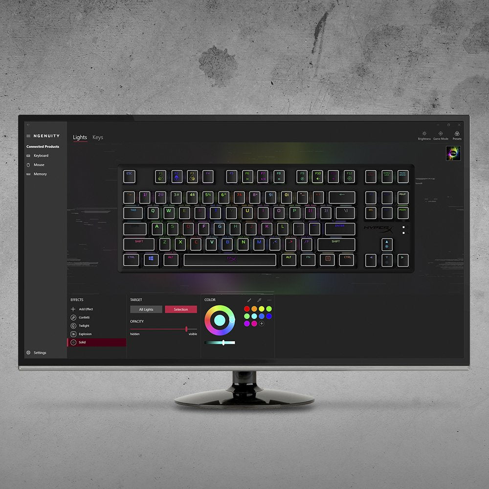 EAN 0196188049204 - HyperX Alloy Origins Core - Mechanical Gaming Keyboard - HX Aqua (US Layout) (HX-KB7AQX-US) teclado Juego imagen 4