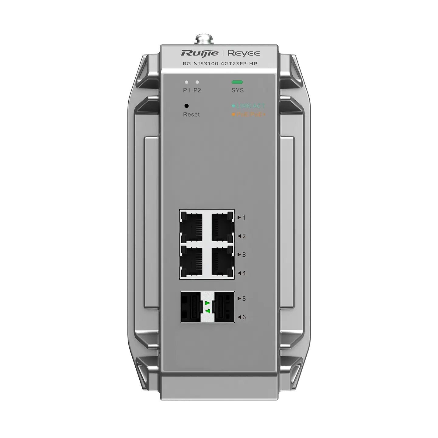 EAN 6971693276741 - Ruijie Networks RG-NIS3100-4GT2SFP-HP switch Gestionado L2 Gigabit Ethernet (10/100/1000) Energía sobre E imagen 4