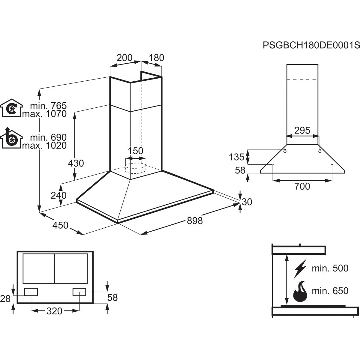 EAN 7332543614615 - Electrolux LFC319X De pared Acero inoxidable 420 m³/h imagen 7