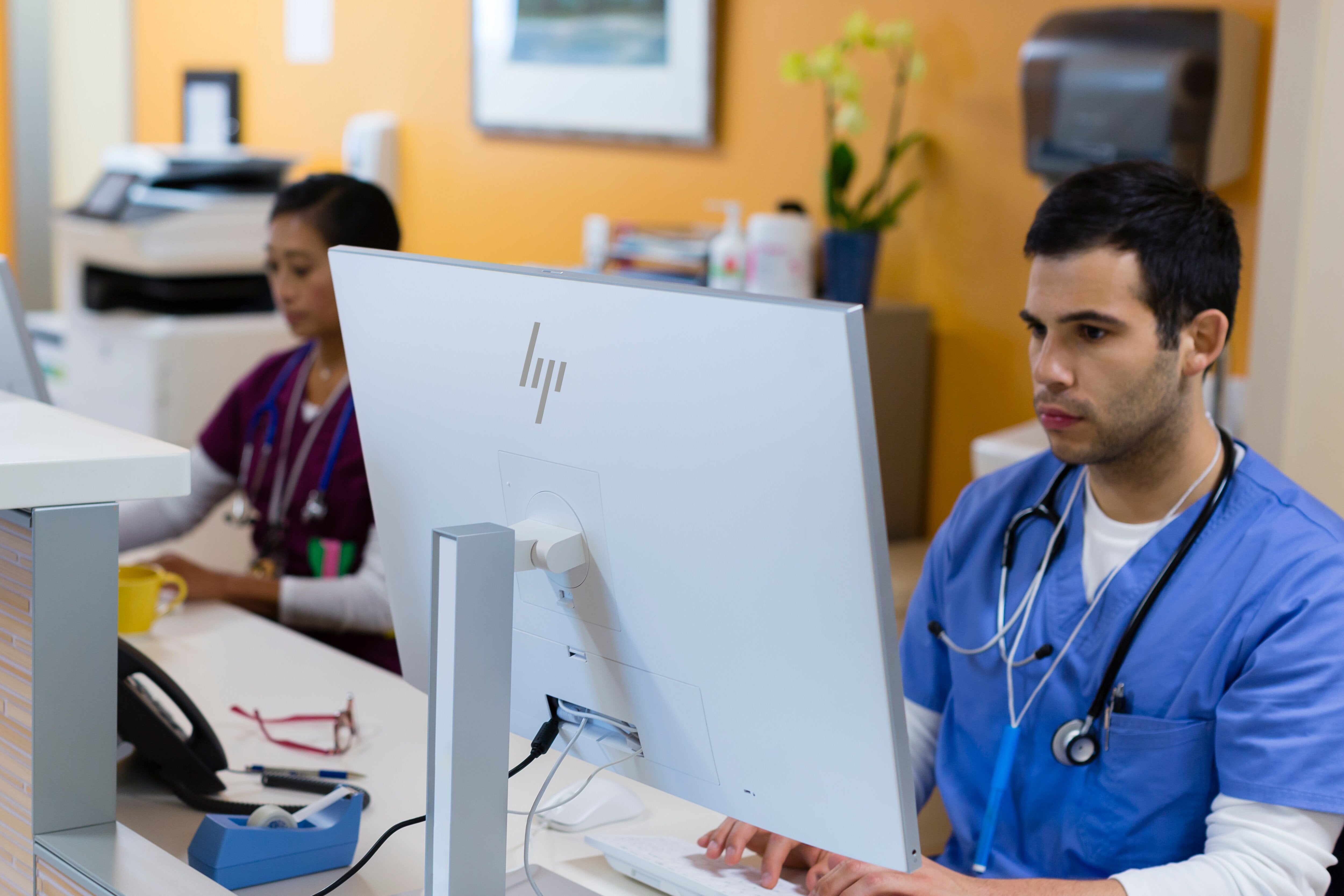 EAN 0192018770515 - HP USB Keyboard and Mouse Healthcare Edition teclado Ratón incluido Médico Blanco imagen 2