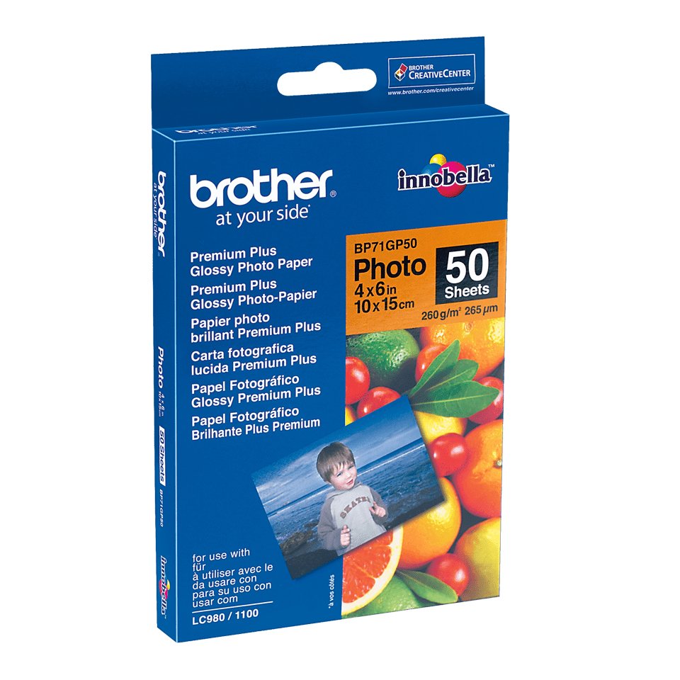 EAN 4977766658430 - Brother BP-71GP50 Blanco imagen 1
