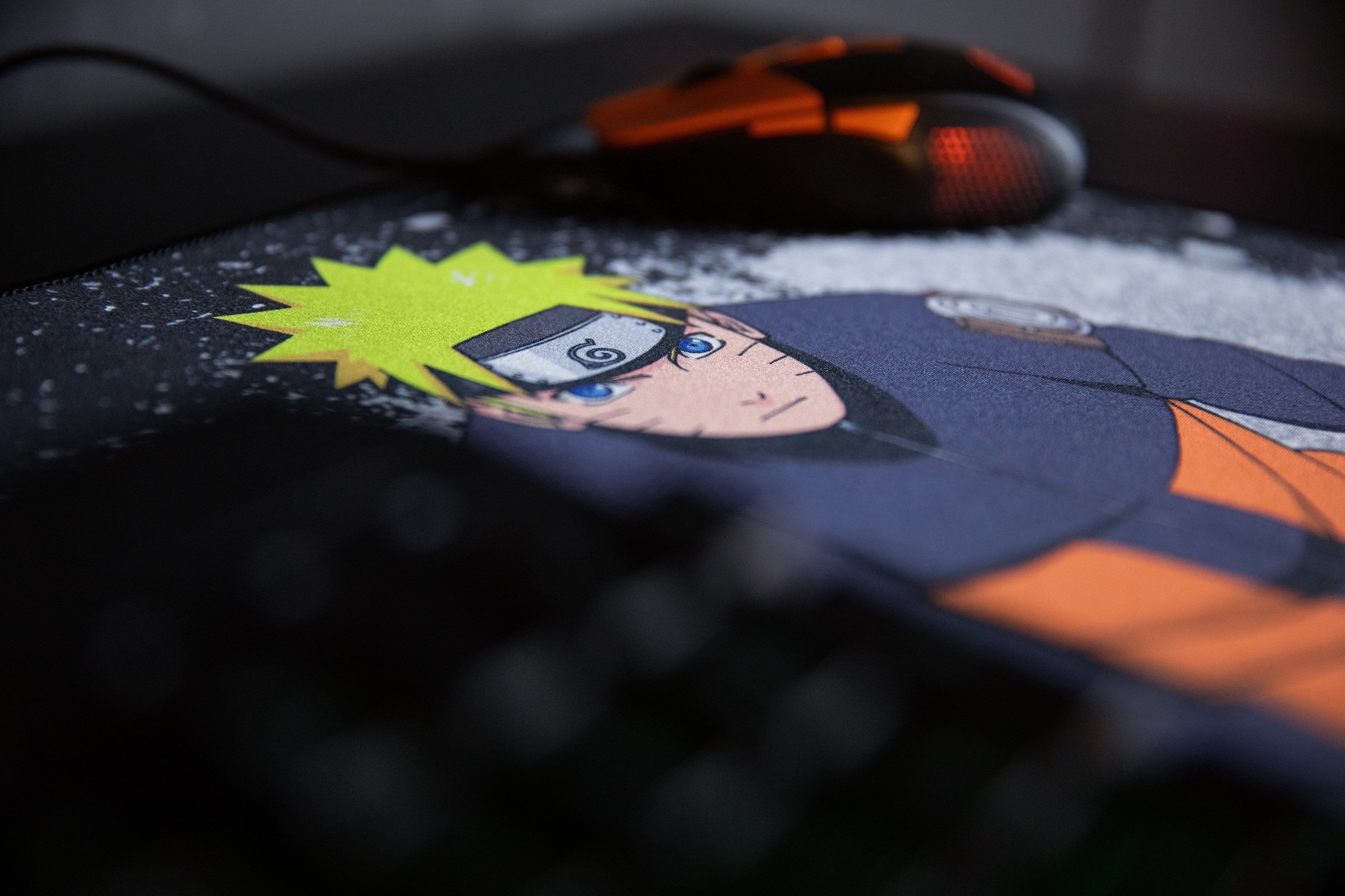 Konix Naruto Kx Mousepad Xxl Black Alfombrilla De Ratón Para Juegos Negro, Naranja