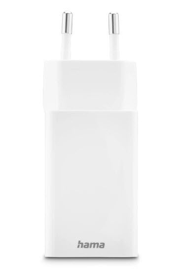 Hama 00201993 Cargador De Dispositivo Móvil Teléfono Móvil, Portátil, Smartphone, Tableta Blanco Corriente Alterna Carga Rápida Interior