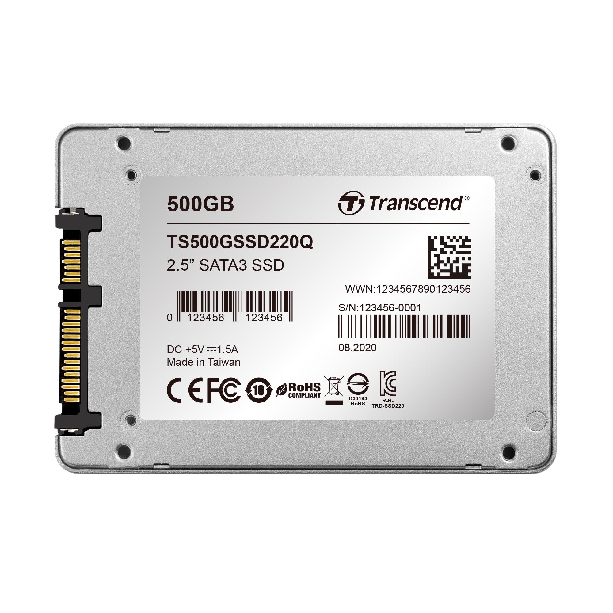 Transcend Ssd220q 500gb Sata3 2.5" Ssd Qlc