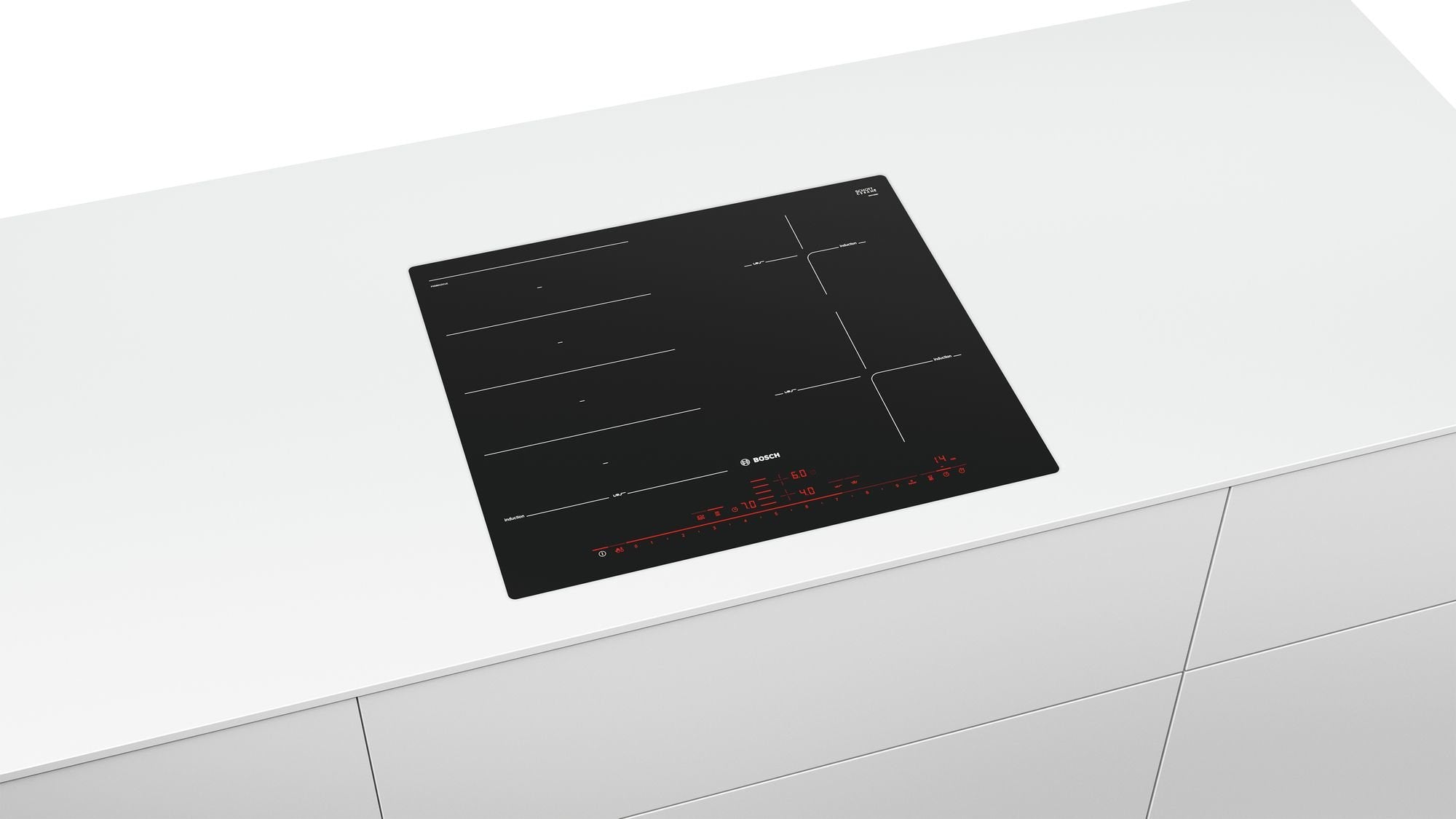 EAN 4242002915814 - Bosch Serie 8 PXE601DC1E hobs Negro Integrado Con placa de inducción 4 zona(s) imagen 4