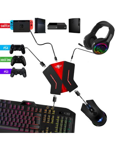 Conversor De Controladores De Consola Spirit Of Gamer Crossgame 2 Sog-Conv2