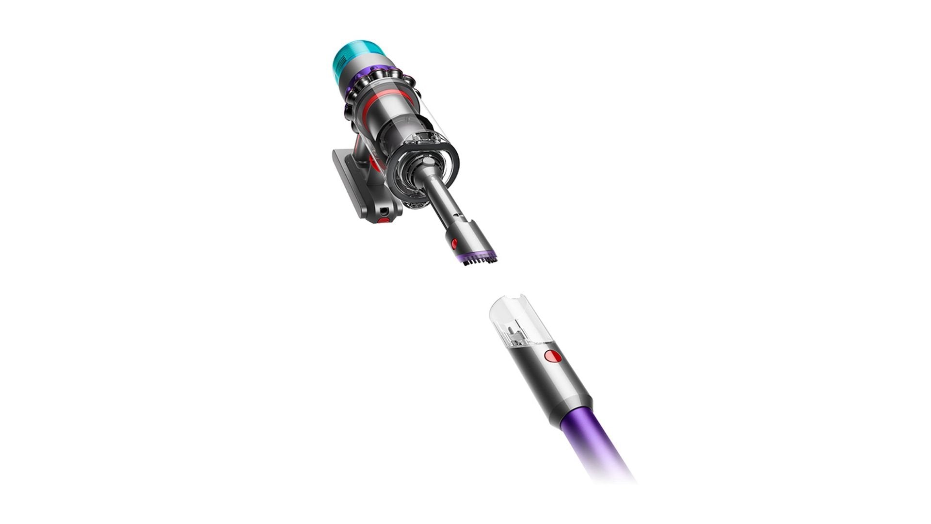 Aspirador Dyson Gen5 Detect Absolute Rojo+Plata+Turquesa+Violetat