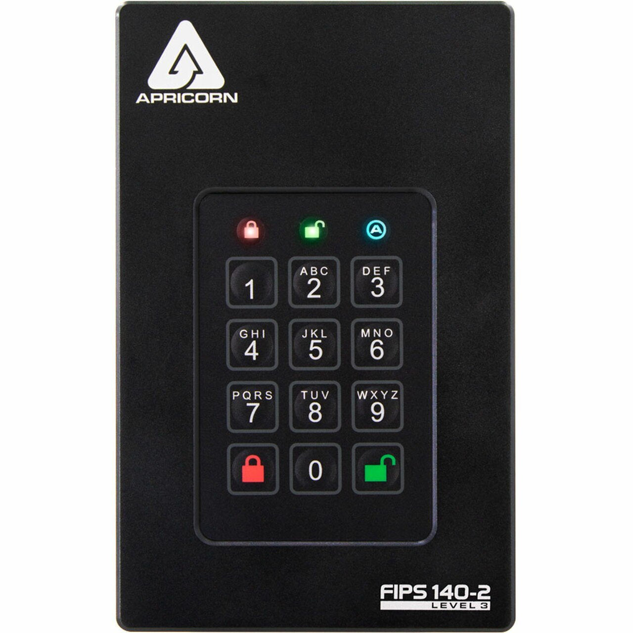 Apricorn Festplatte Aegis Fortress L3 - 5 Tb - Usb 3.1 - Negro