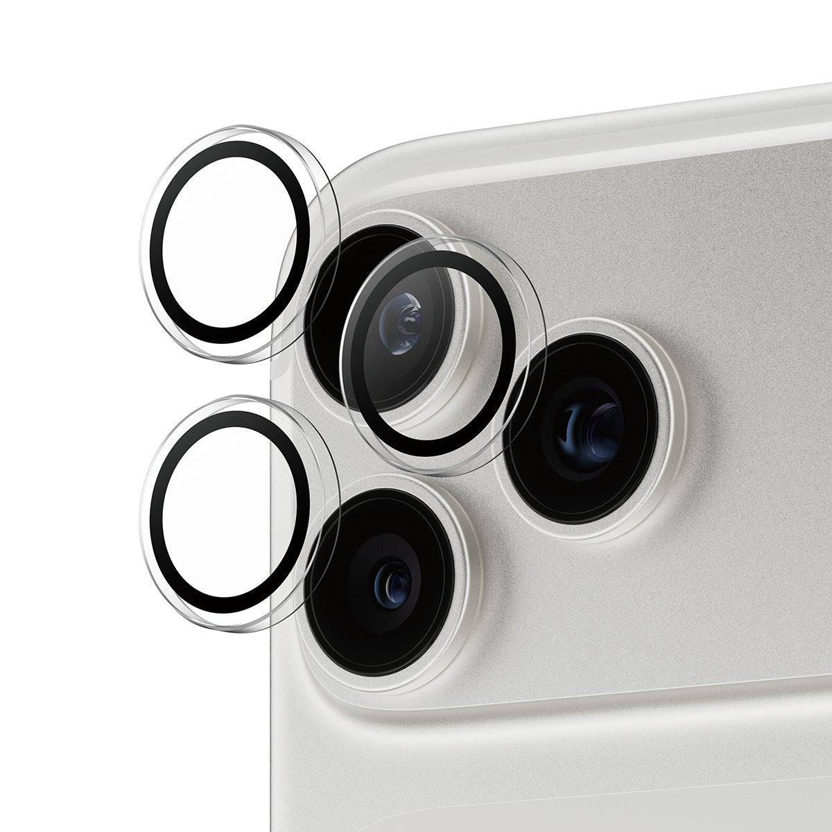 EAN 5715685025600 - PanzerGlass ® Hoops® Camera Lens Protector Transparent iPhone 17 Pro | iPhone 17 Pro Max | iPhone 16 Pro imagen 1