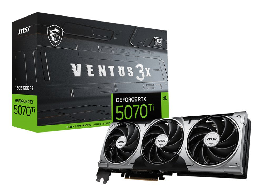 EAN 4711377301589 - MSI GeForce RTX 5070 Ti 16G VENTUS 3X OC NVIDIA 16 GB GDDR7 imagen 7