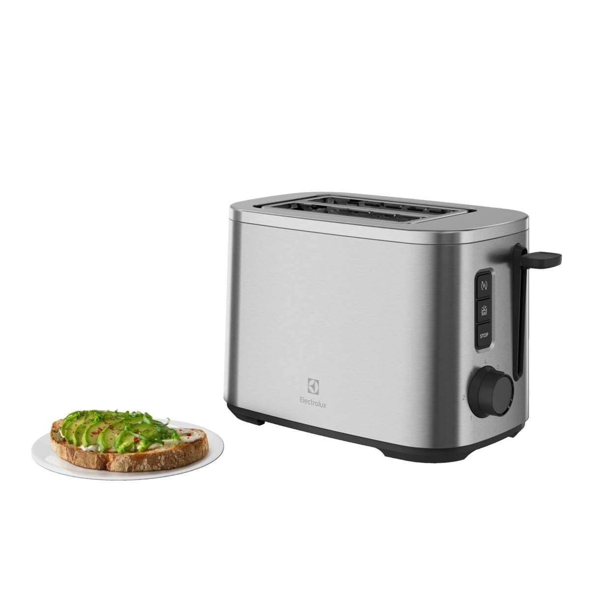 EAN 7332543837908 - Electrolux E5T1-4ST 7 2 rebanada(s) 800 W Gris, Acero inoxidable imagen 3