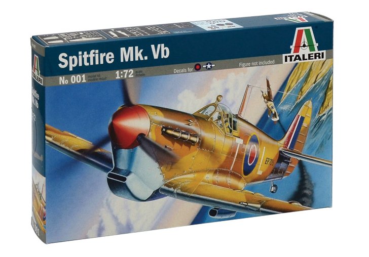 EAN 8001283800013 - Italeri SPITFIRE MK.VB Maqueta de avión de ala fija Kit de montaje 1:72 imagen 1