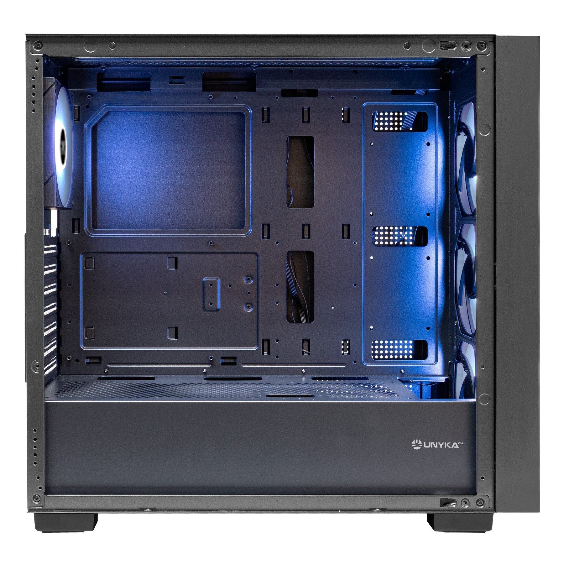 Caja Pc Unykach Revelat Mesh Black Atx, Micro Atx, Itx - 3.5", 2.5" - Usb-A 3.0, Usb-C Y