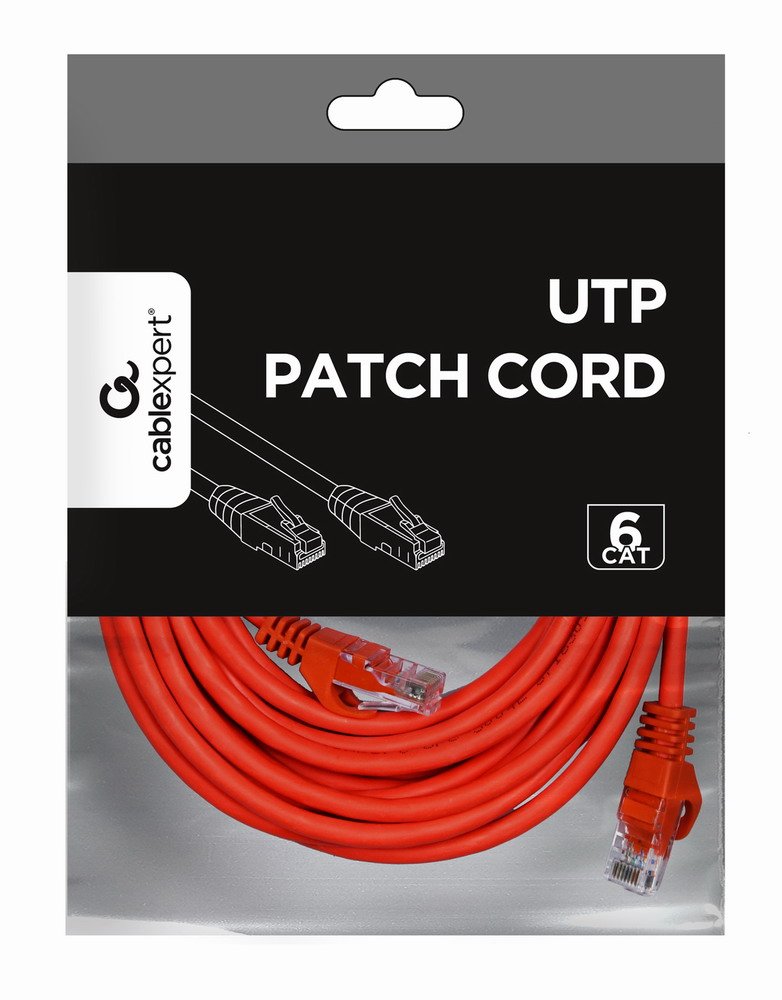 EAN 8716309093163 - Gembird PP6U-5M cable de red Amarillo Cat6 U/UTP (UTP) imagen 3