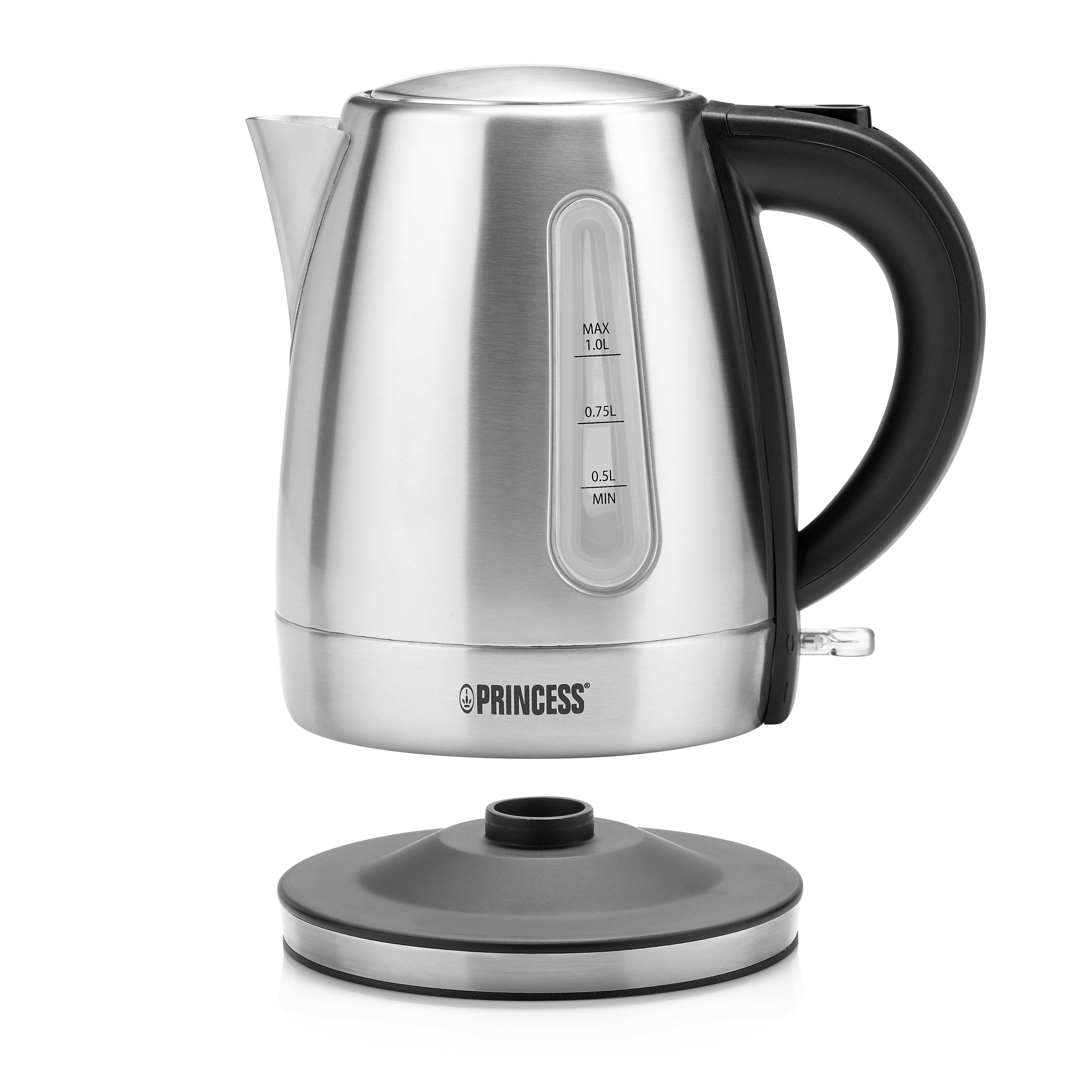 EAN 8713016049957 - Princess 236023 tetera eléctrica 1 L 2200 W Negro, Acero inoxidable imagen 10