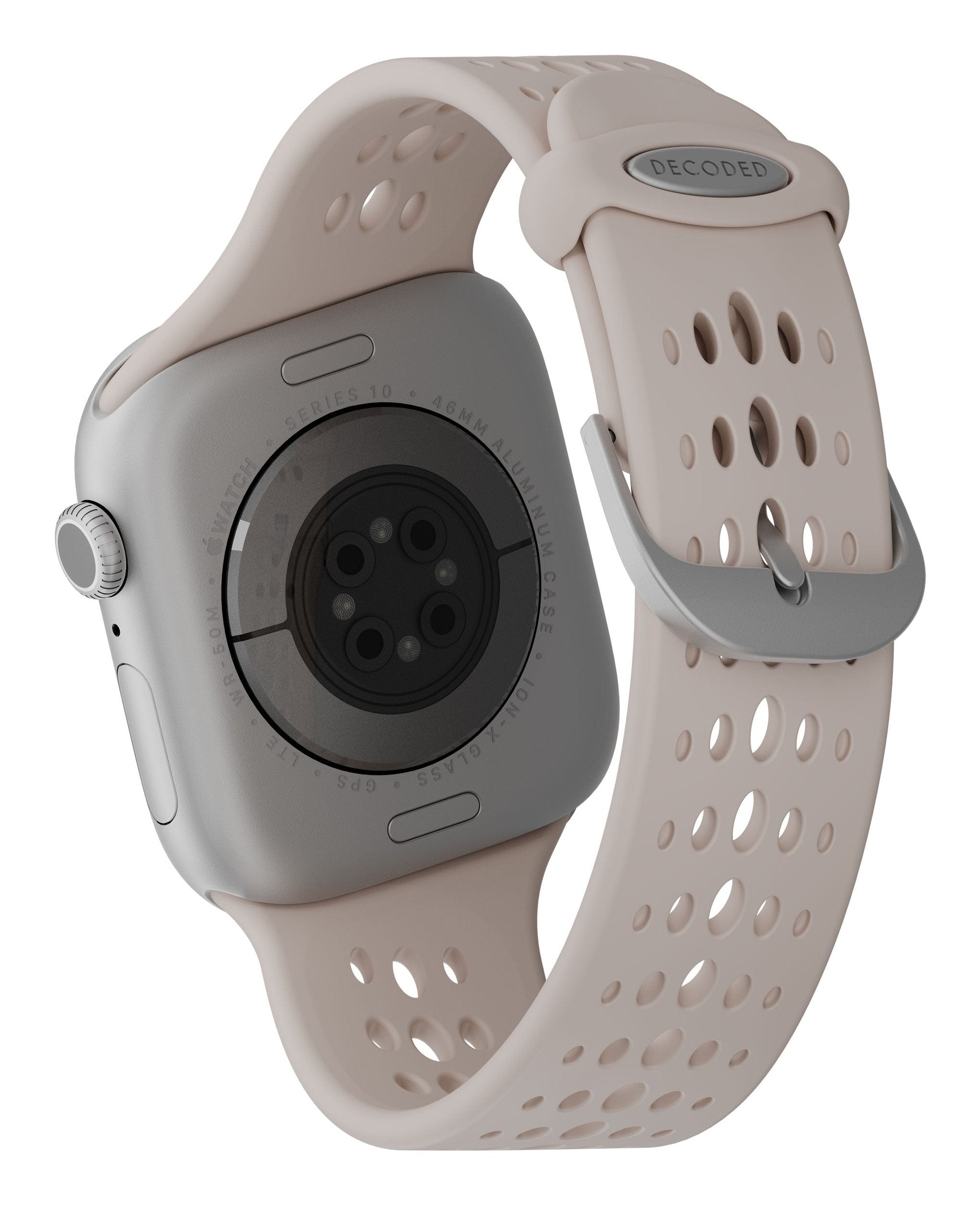 Decoded Silicone Ares O Strap For Apple Watch 40/42mm Clay
