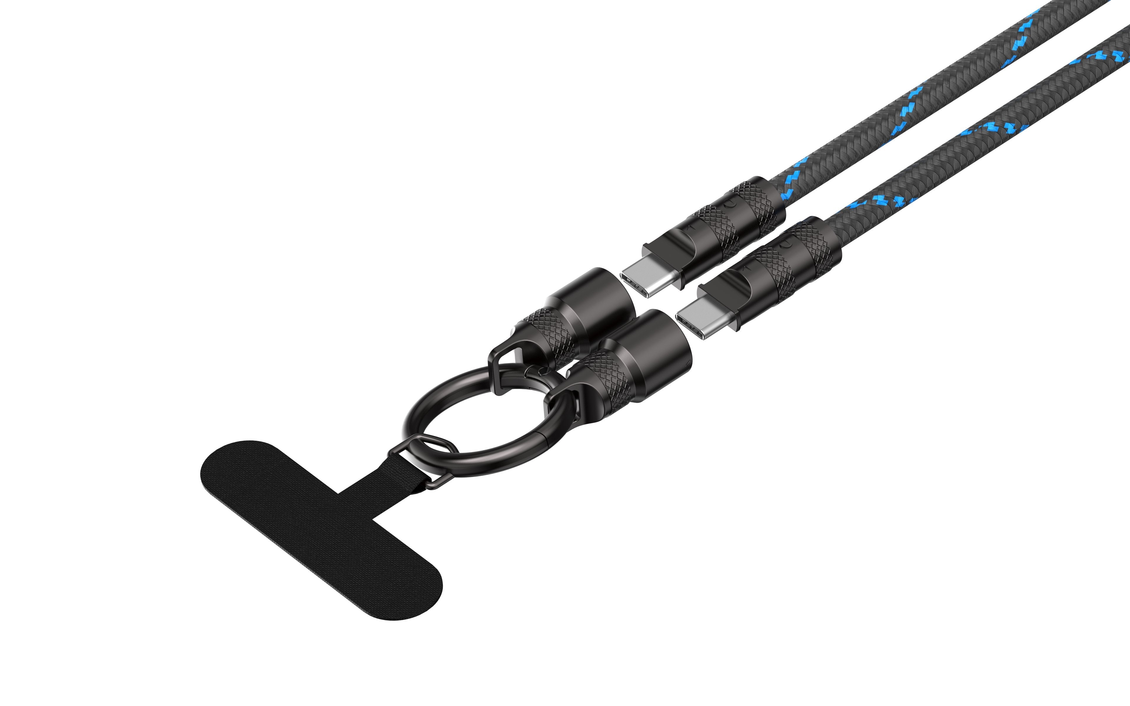 Havit Cb6340 - Cable De Carga, 1,2 M (Negro/Azul)