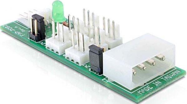 Delock Distribuidor 6x Ventilador 5v/12v, Adaptador 25218