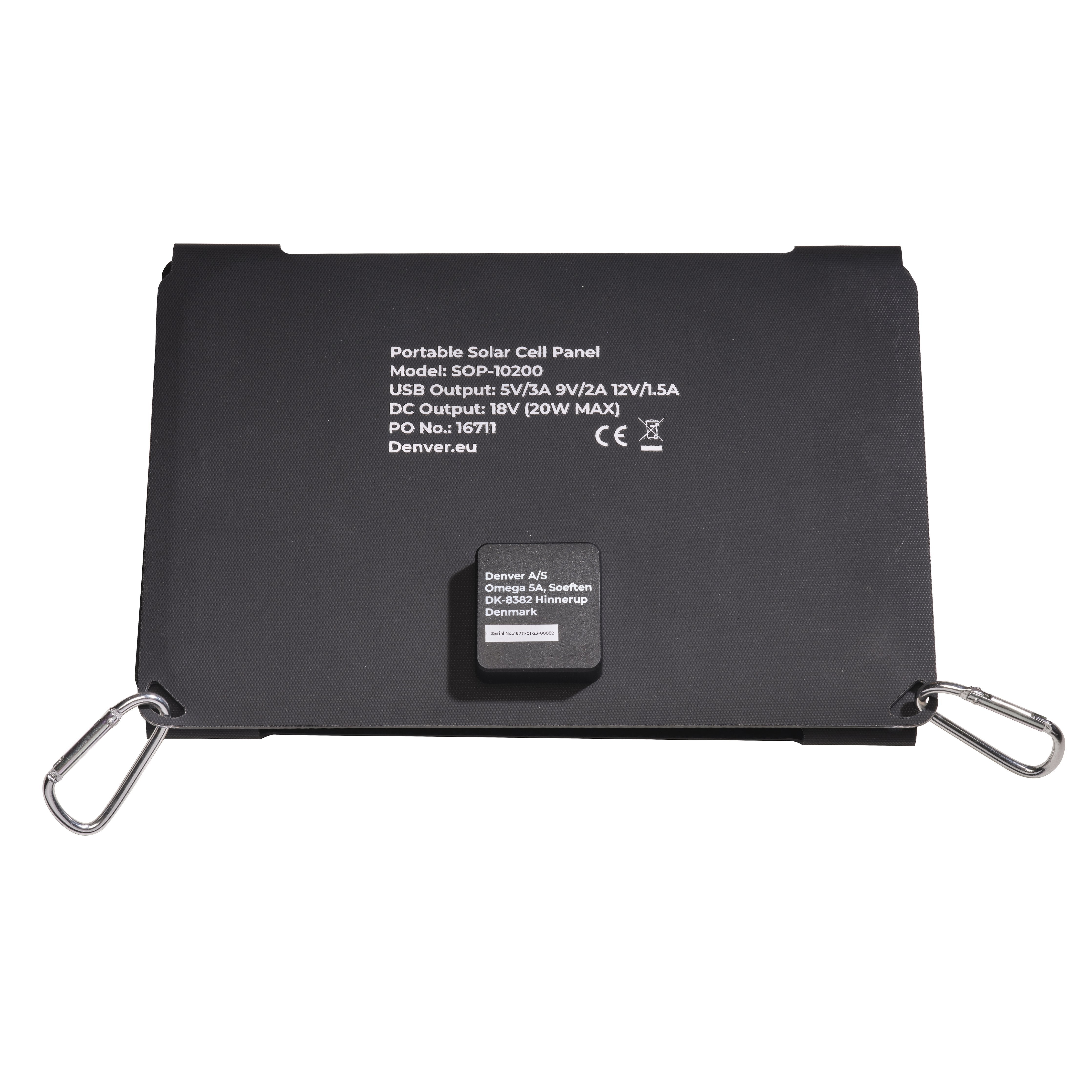 EAN 5706751067235 - Denver SOP-10200 placa solar 20 W Silicio monocristalino imagen 2