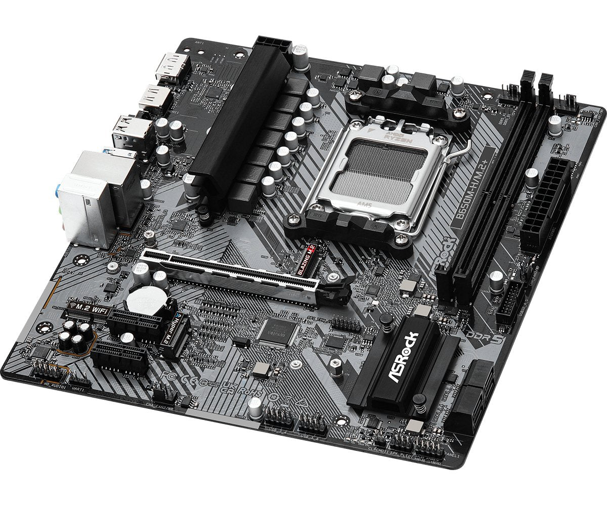 EAN 4710483943768 - Asrock B650M-H/M.2+ AMD B650 Zócalo AM5 micro ATX imagen 3