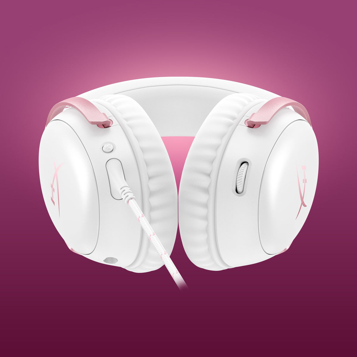 EAN 0198122306930 - HyperX Cloud III White/Pink Gaming Headset Alámbrico Diadema Juego Rosa, Blanco imagen 4
