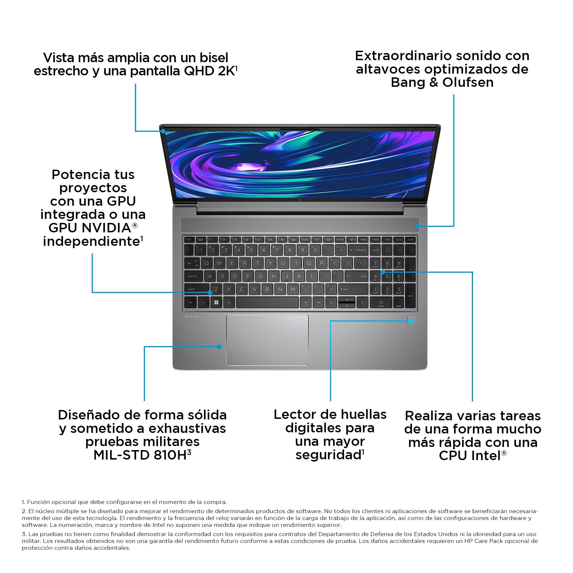 Hp Zbook Power 15.6 G10 15.6" I7-13700h 16gb 512gb Ssd Nvidia Rtx 2000 Ada Windows 11 Pro Plata