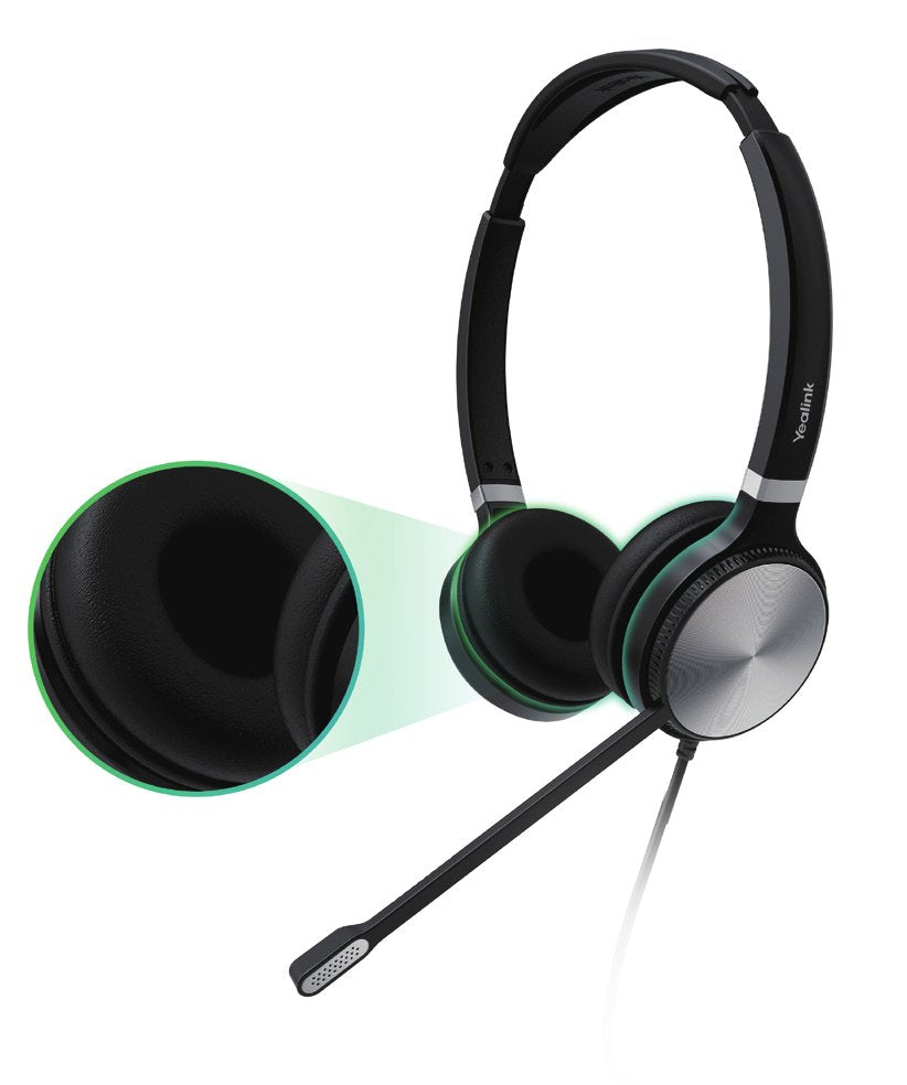EAN 5715063641125 - Yealink UH36 Dual Auriculares Alámbrico Diadema Oficina/Centro de llamadas USB tipo A Negro, Plata imagen 4