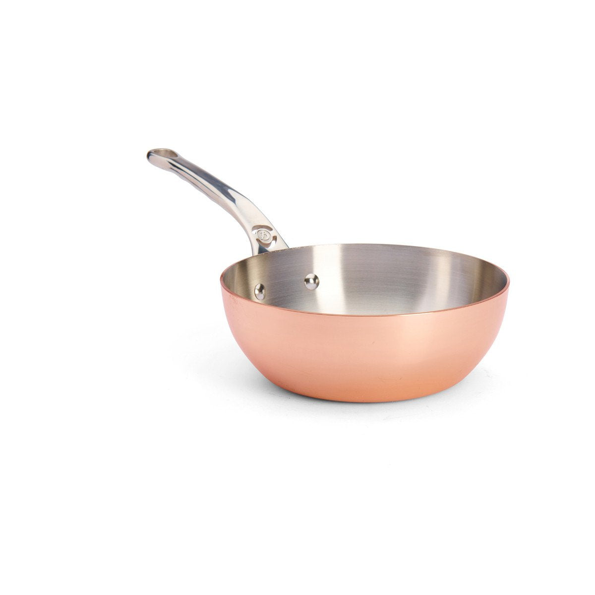 De Buyer Sarten Prima Matera Saute Cobre/Acero 20cm Curvada Ind.