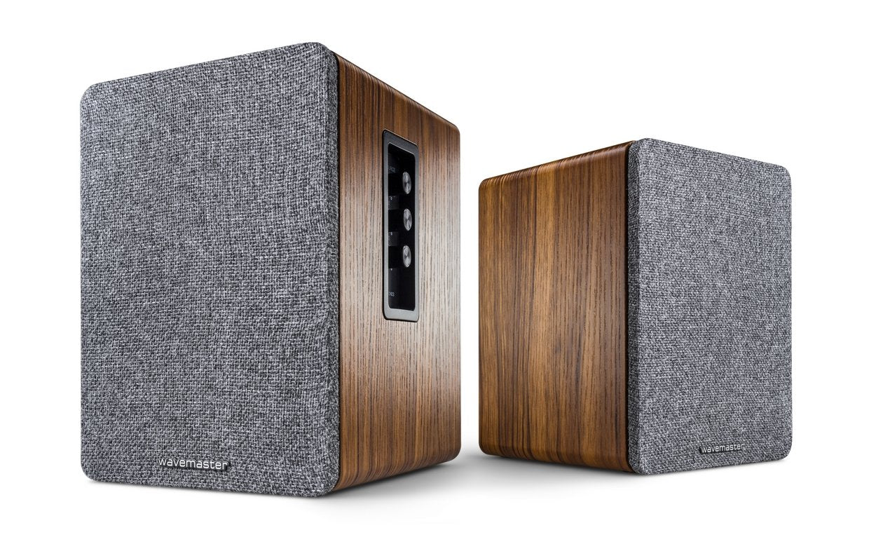 Wavemaster Base Altavoz De 2 Vías Gris, Madera Inalámbrico Y Alámbrico 30 W