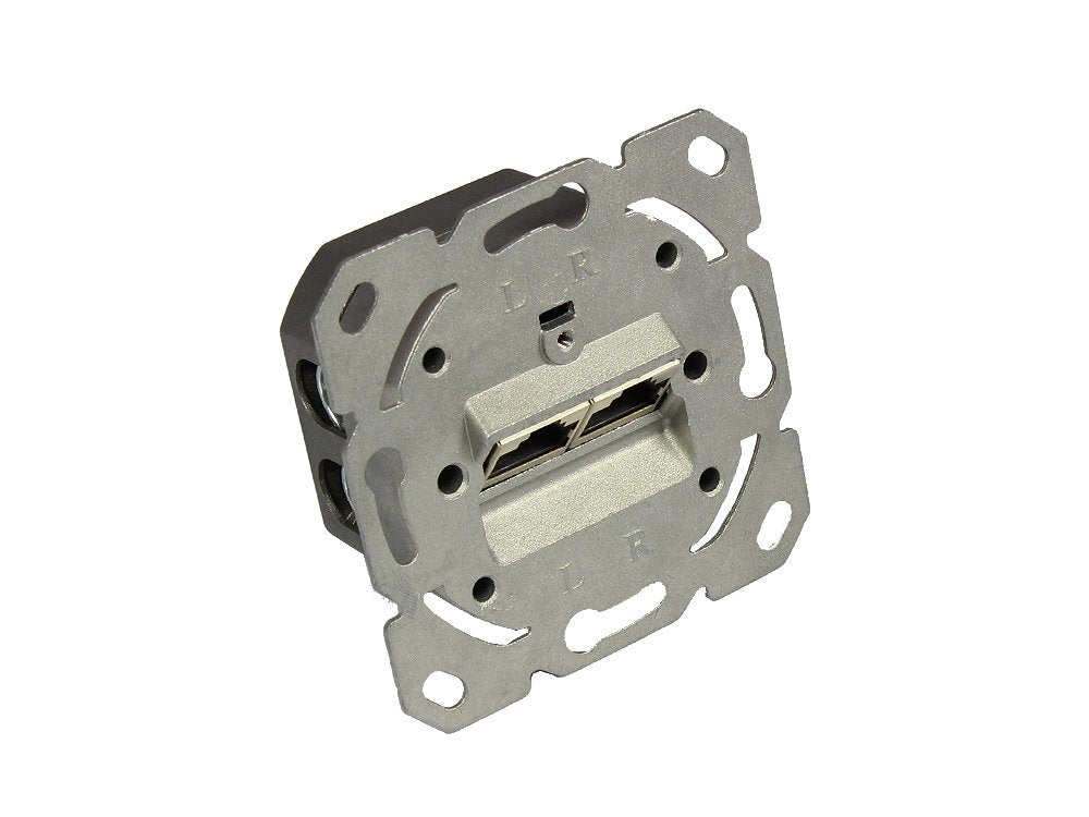 Good Connections Netzwerkdose Cat. 6a, 2xrj45