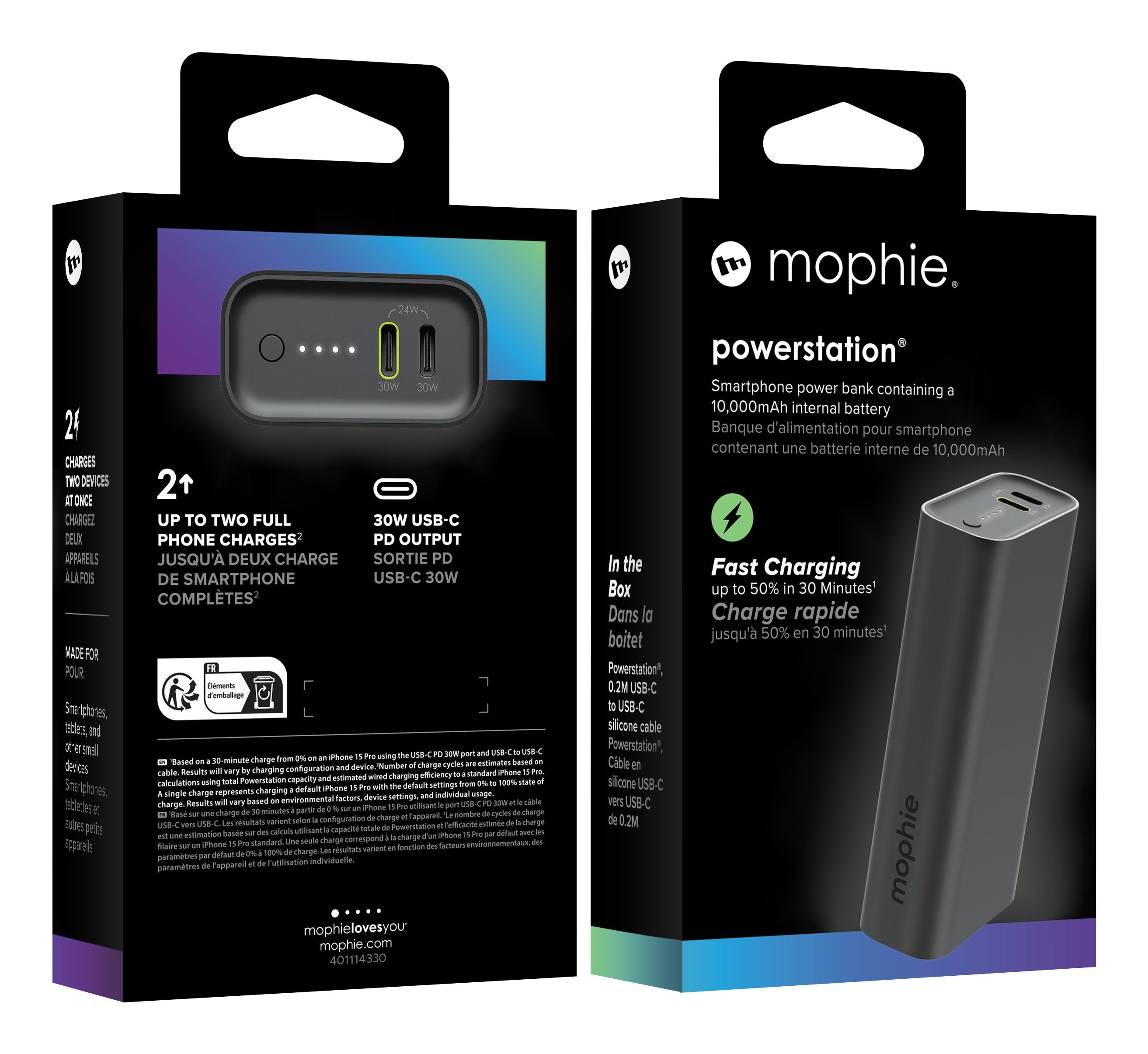 EAN 0840390311634 - mophie Powerstation 10000 mAh Negro imagen 5