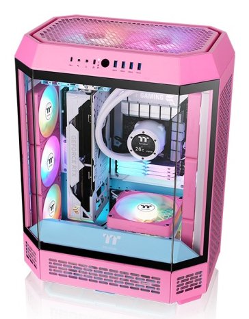 Ventilador De Refrigeración Para Pc Thermaltake Ct120 Ex Reverse Argb Sync, Color Rosa, Paquete De 3, 120 Mm Cl-F225-Pl12pk-A