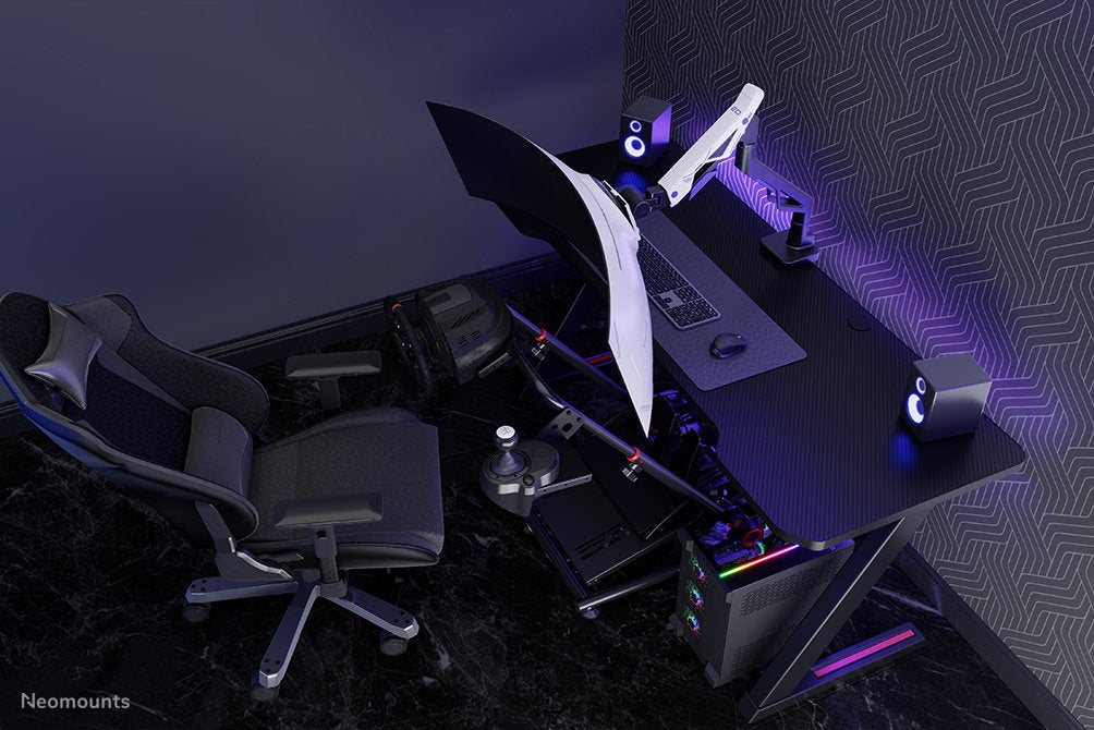 Neomounts Tischhalterung 200x200 30kg 24-57'' Voll Beweglich Gaming