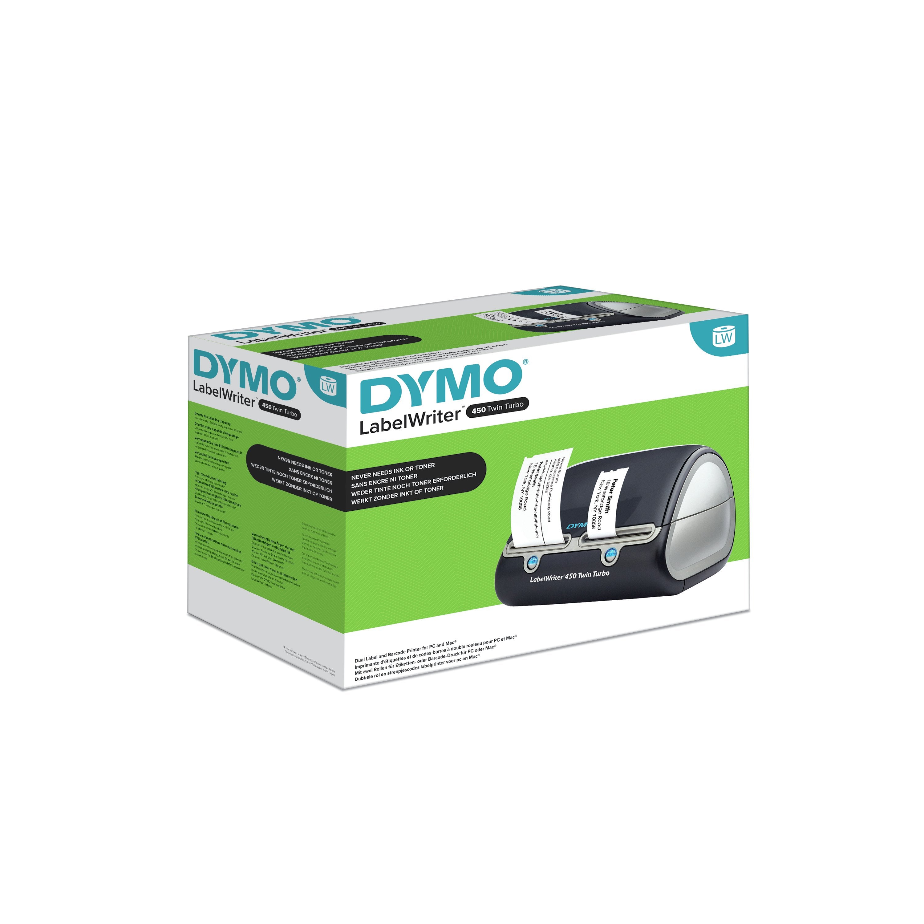 EAN 2001837824003 - DYMO LabelWriter 450 Twin Turbo impresora de etiquetas Térmica directa 600 x 300 DPI imagen 3