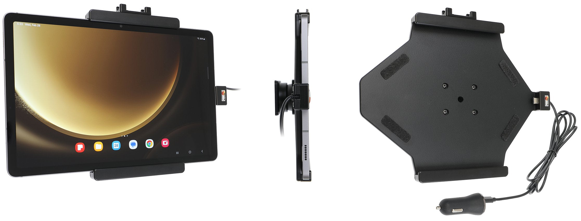 EAN 7320287213843 - Brodit 721384 soporte Soporte activo para teléfono móvil Tablet/UMPC Negro imagen 1