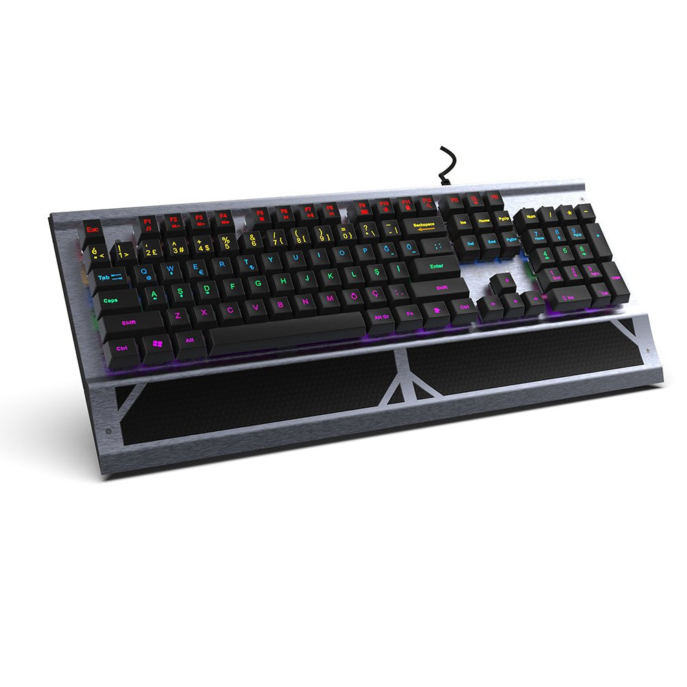 Teclado Aleman Inca Gaming Ikg-444 Mechanisch, Rgb Retail
