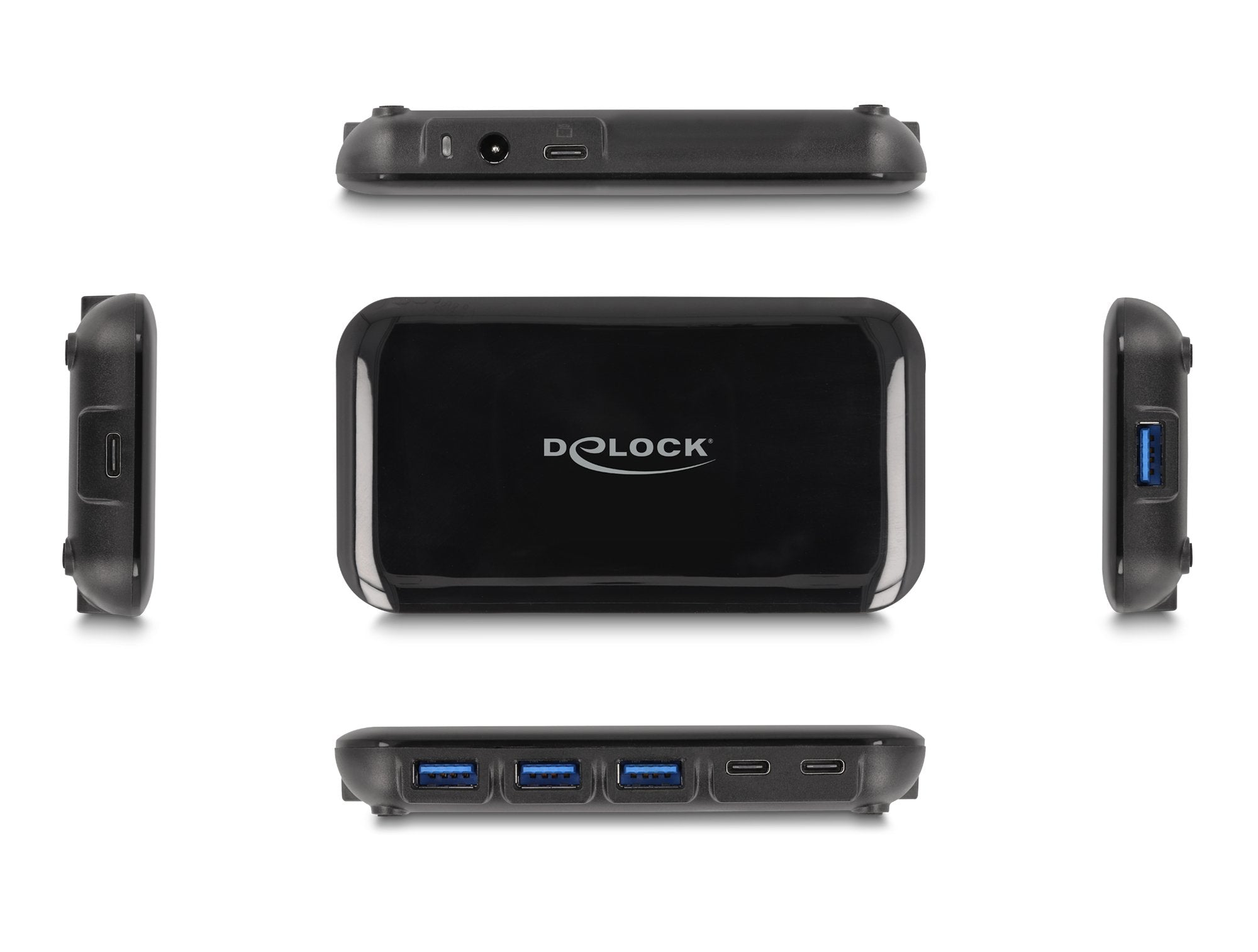 EAN 4043619642090 - DeLOCK 64209 hub de interfaz USB 3.2 Gen 2 (3.1 Gen 2) Type-C 10000 Mbit/s Negro imagen 2
